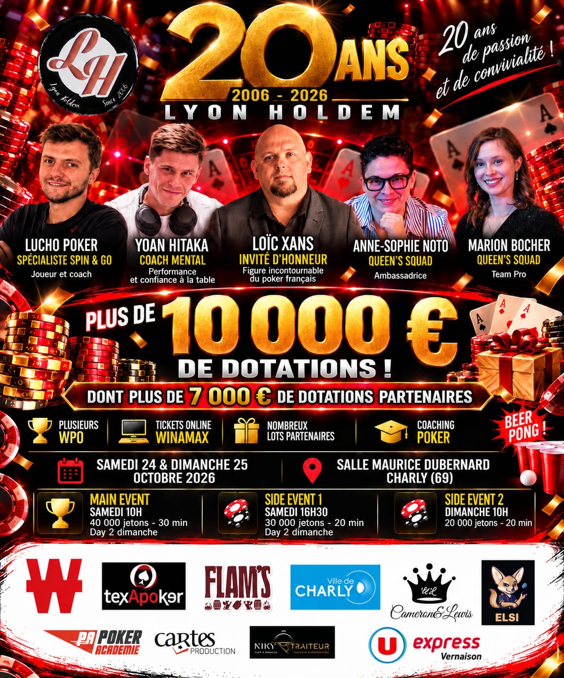 20 𝘼𝙉𝙎 𝘿𝙀 𝙇𝙔𝙊𝙉 𝙃𝙊𝙇𝘿𝙀𝙈 : 𝙋𝙇𝙐𝙎 𝘿𝙀 10 000€ 𝘿𝙀 𝘿𝙊𝙏𝘼𝙏𝙄𝙊𝙉𝙎 ! 🎂🎉